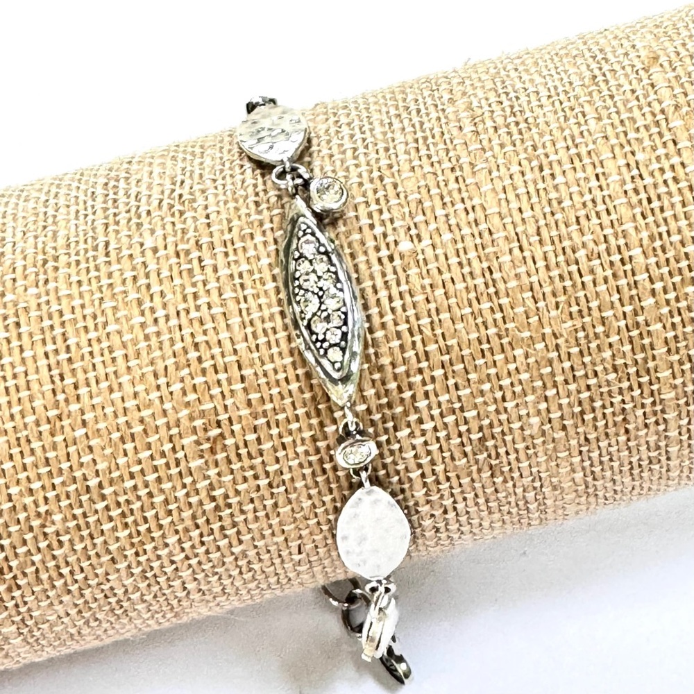 NEW SILPADA Bracelet Sterling Crystal B3391 Adjustable NEW SILPADA BOX